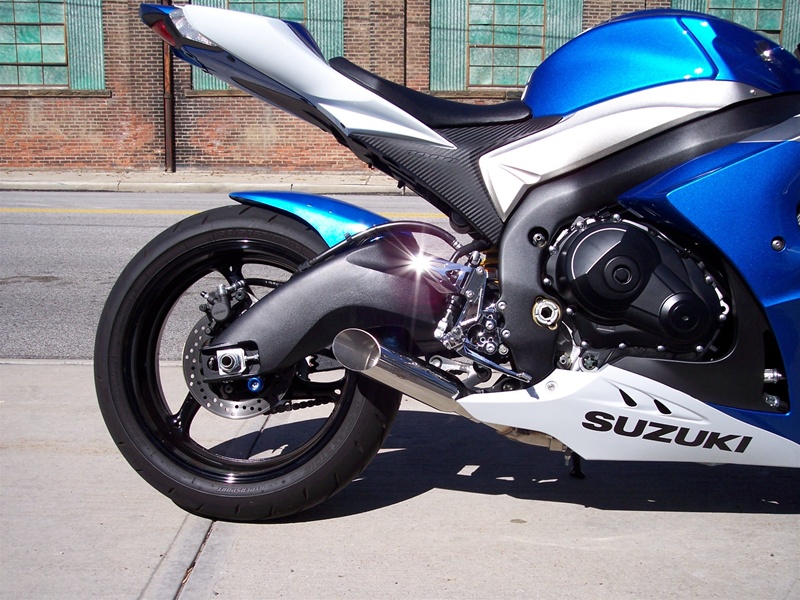 thumbnail image 2 of Voodoo Shorty Slip-On Exhaust Black For Suzuki GSXR 600/750 2008-2025 VEGSXR6/7K8CDB 2 of 5